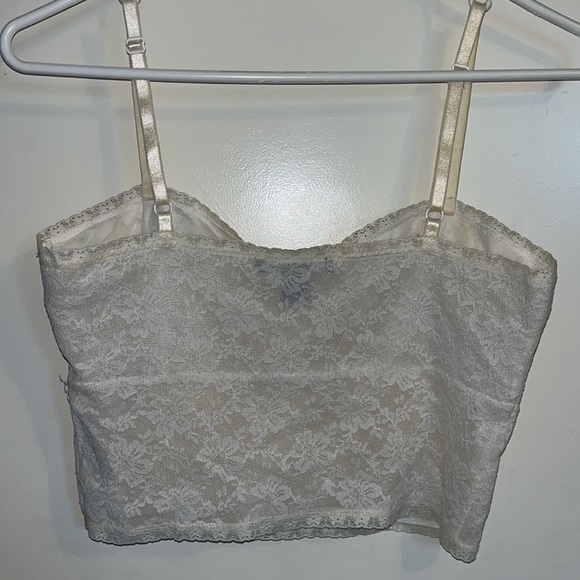 Forever 21 white/cream lace bralette - Picture 4 of 5